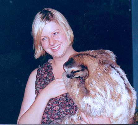 Petrina+Buttercup the sloth